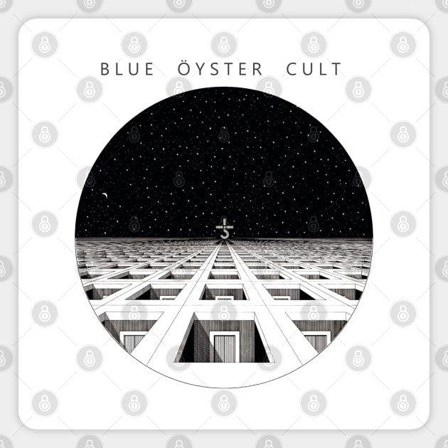 Blue Öyster Cult: 1972 Debut Magnet by Noir-N-More